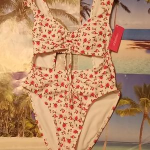 NWT Xhilaration Rose Swimsuit